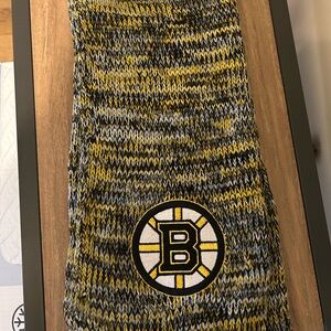 NHL Black and Gold Scarf Casual Athletic Style